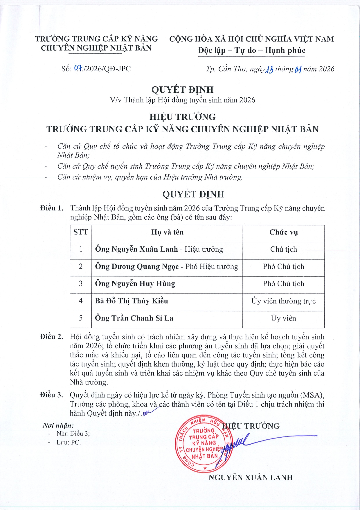 Trường trung cấp chuyên nghiệp Nhật Bản